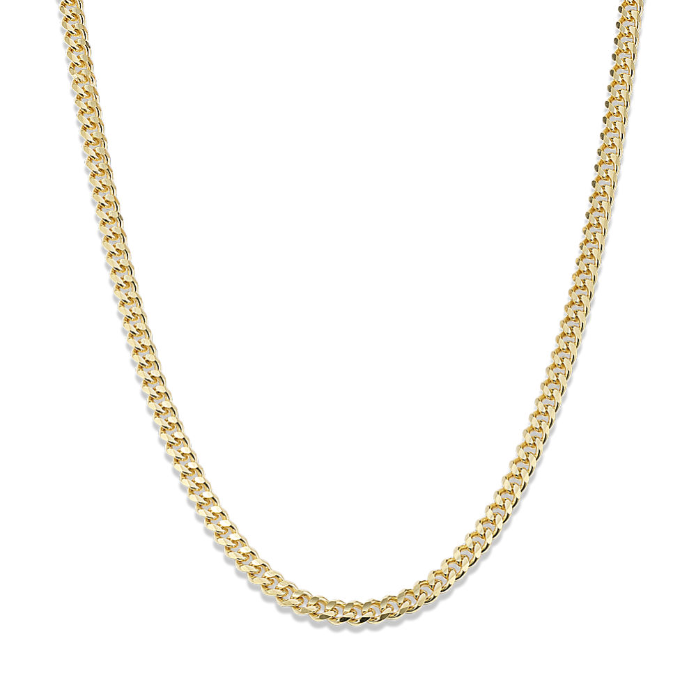 24'' 14K Gold Adjustable Curb Chain (2.8mm)