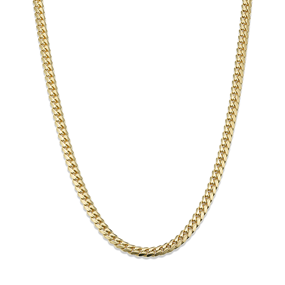 22'' 14K Yellow Gold Miami Cuban Chain (4mm)