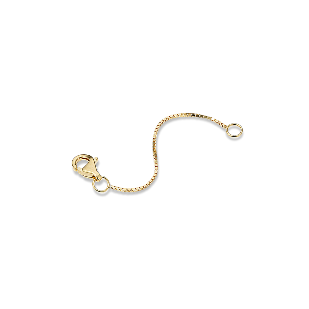 2'' 14K Yellow Gold Box Chain Extender (0.68mm)