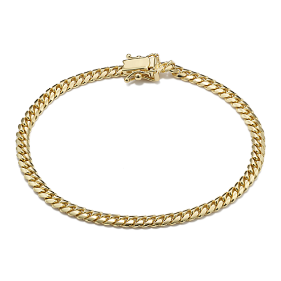 7.5'' 14K Yellow Gold Miami Cuban Bracelet (4mm)