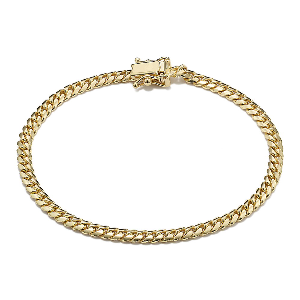 7.5'' 14K Yellow Gold Miami Cuban Bracelet (4mm)