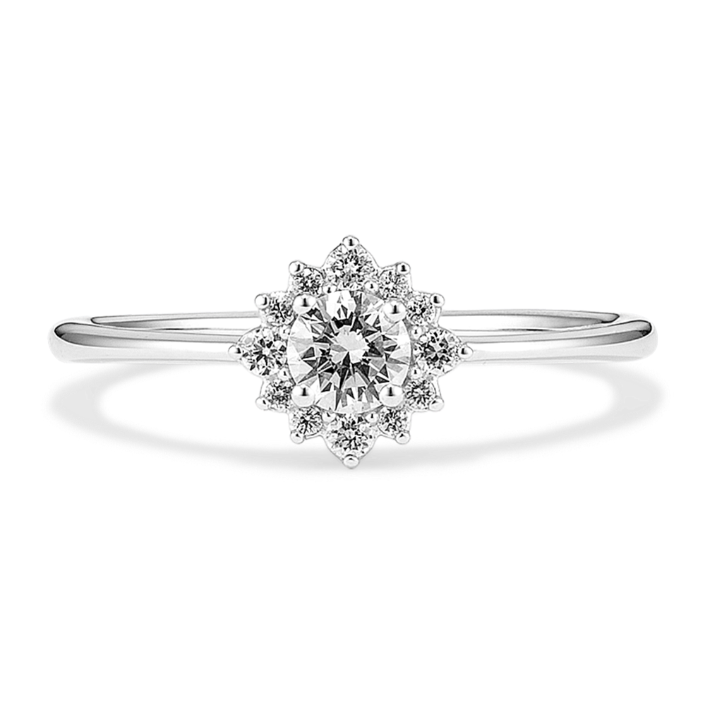Elsa Lab-Grown Diamond Halo Promise Ring
