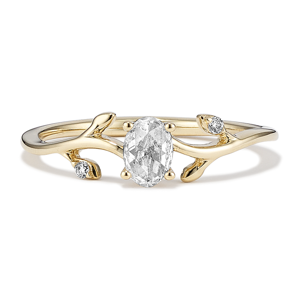 Eliana Rose-Cut Lab-Grown Diamond Promise Ring