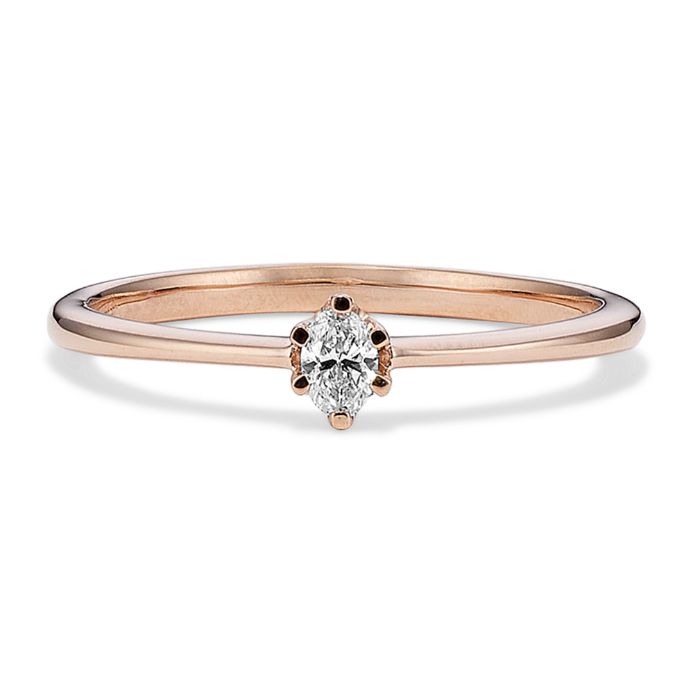 Oval Lab-Grown Diamond Promise Ring