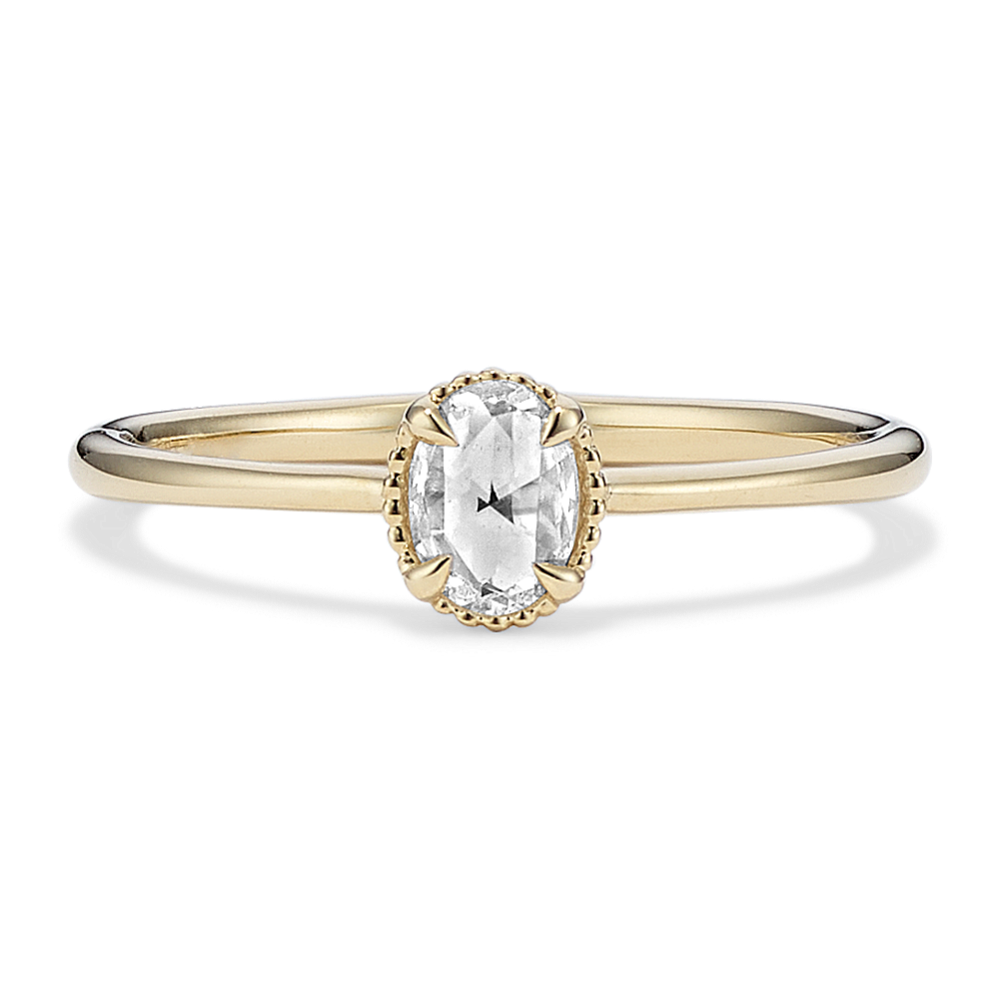 Lottie Rose-Cut Lab-Grown Diamond Promise Ring