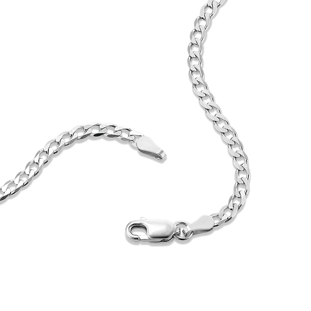 20'' Sterling Silver Curb Chain (2.8mm) | Shane Co.