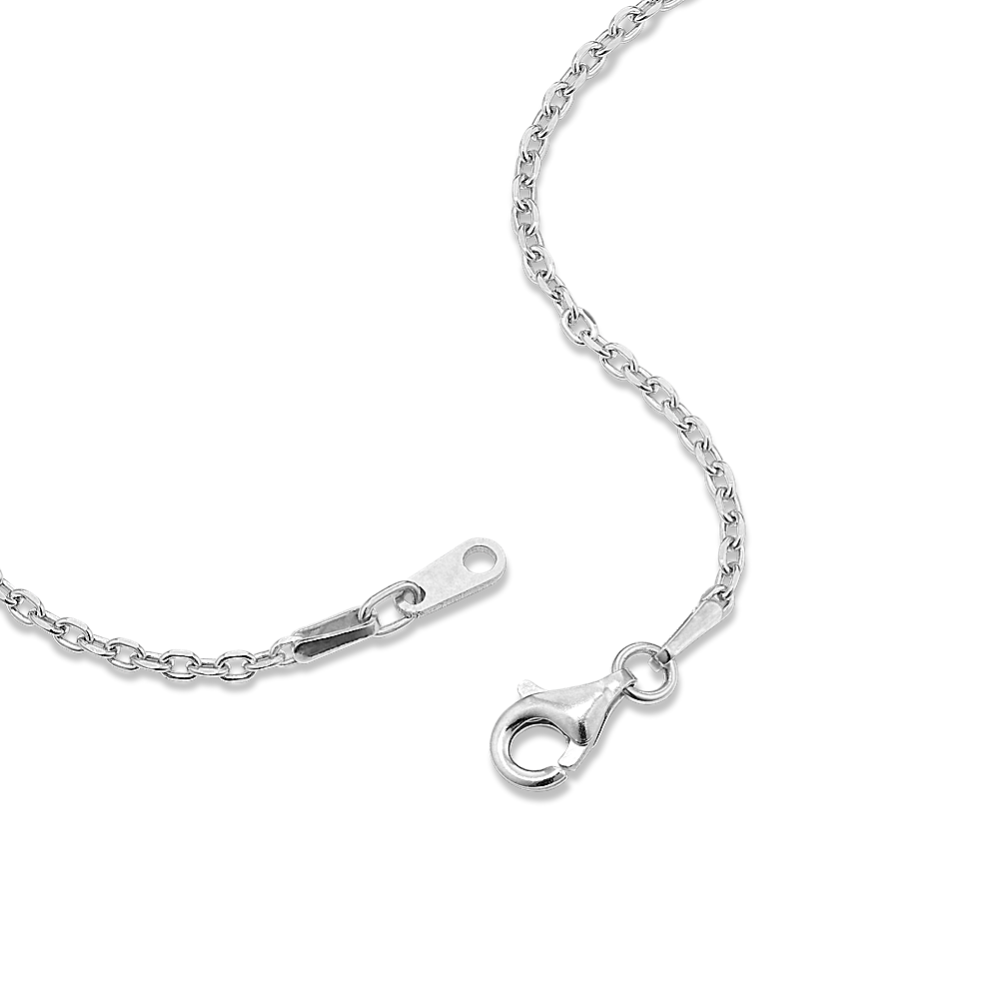 9'' Sterling Silver Cable Chain Bracelet (1.75mm) | Shane Co.