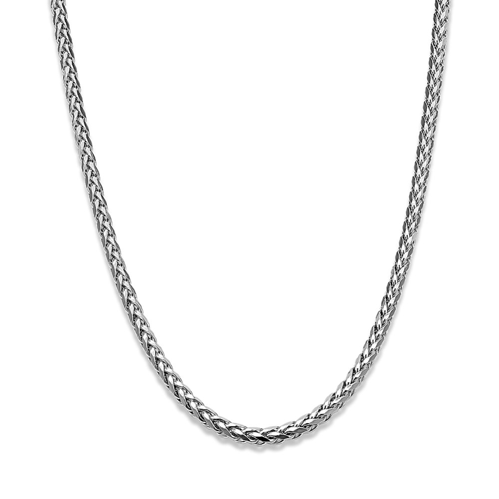 20'' Sterling Silver Wheat Chain (3.2mm) | Shane Co.